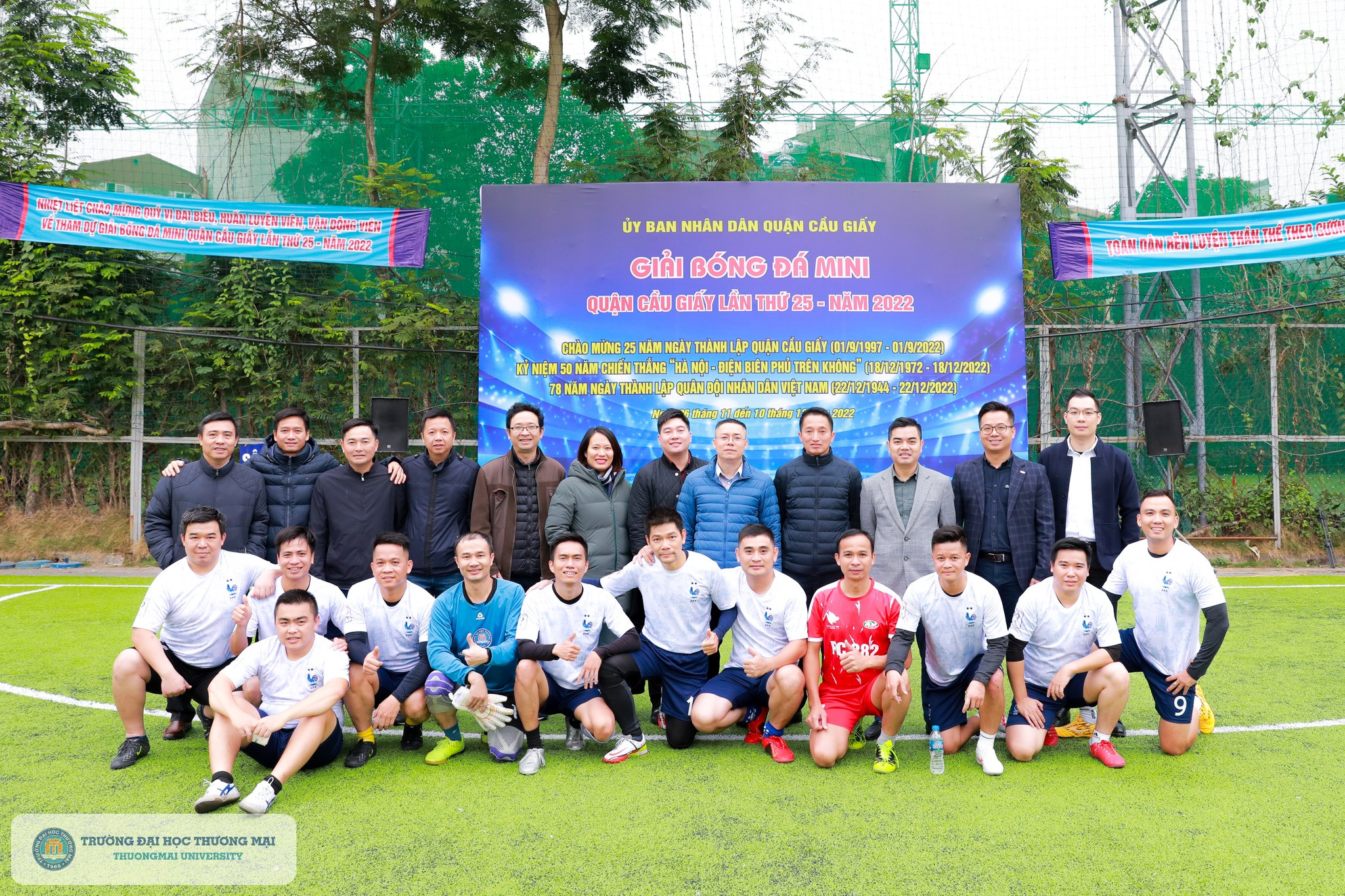 Bế mạc Giải Bóng đá mini quận Cầu Giấy lần thứ 25 năm 2022