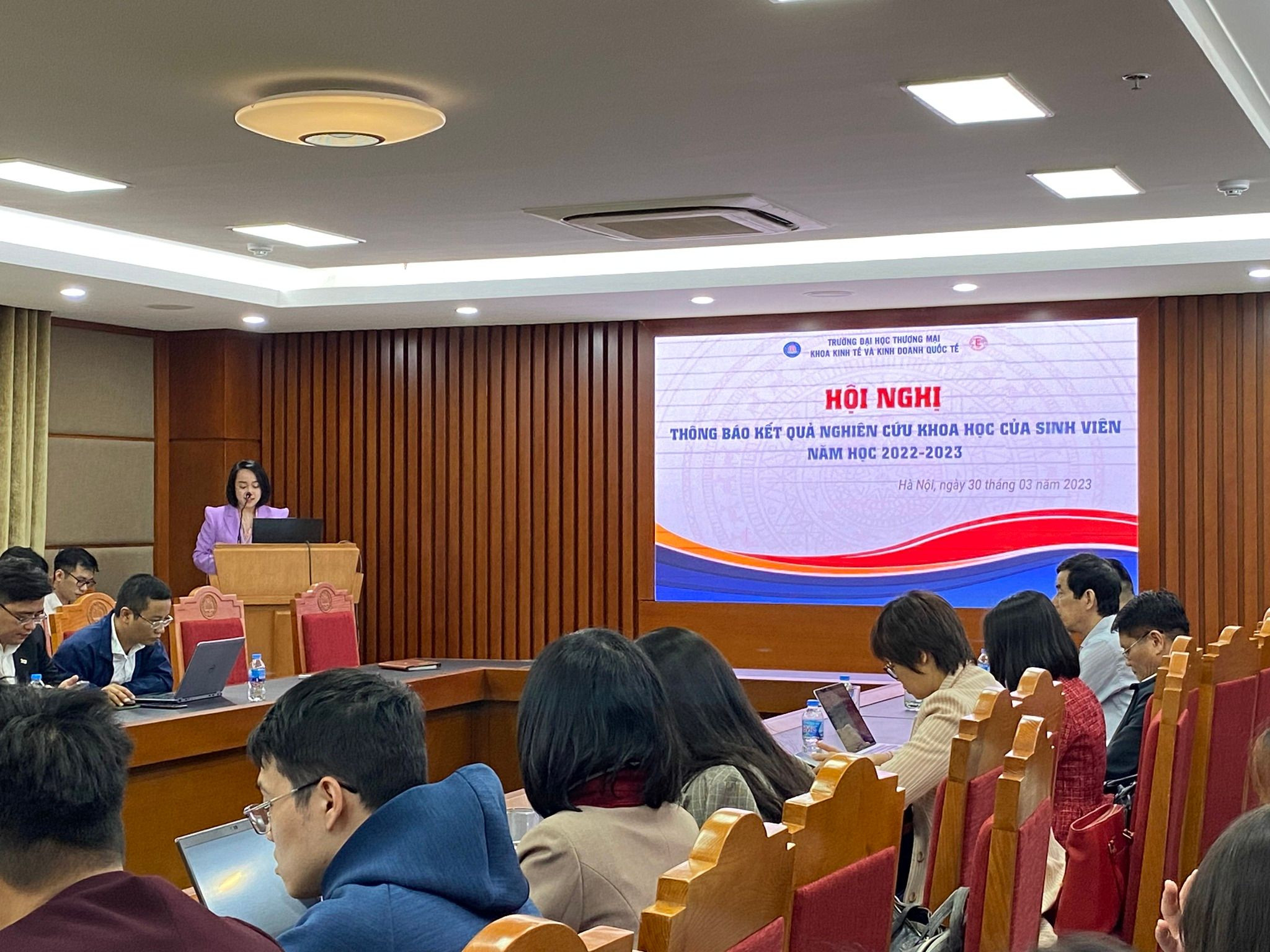 HỘI NGHỊ THÔNG BÁO KẾT QUẢ NGHIÊN CỨU KHOA HỌC SINH VIÊN NĂM HỌC 2022-2023