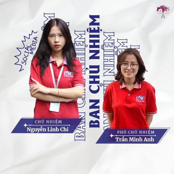 TADAA! BAN CHỦ NHIỆM MỚI CỦA ENC ĐÃ ĐƯỢC BỔ NHIỆM