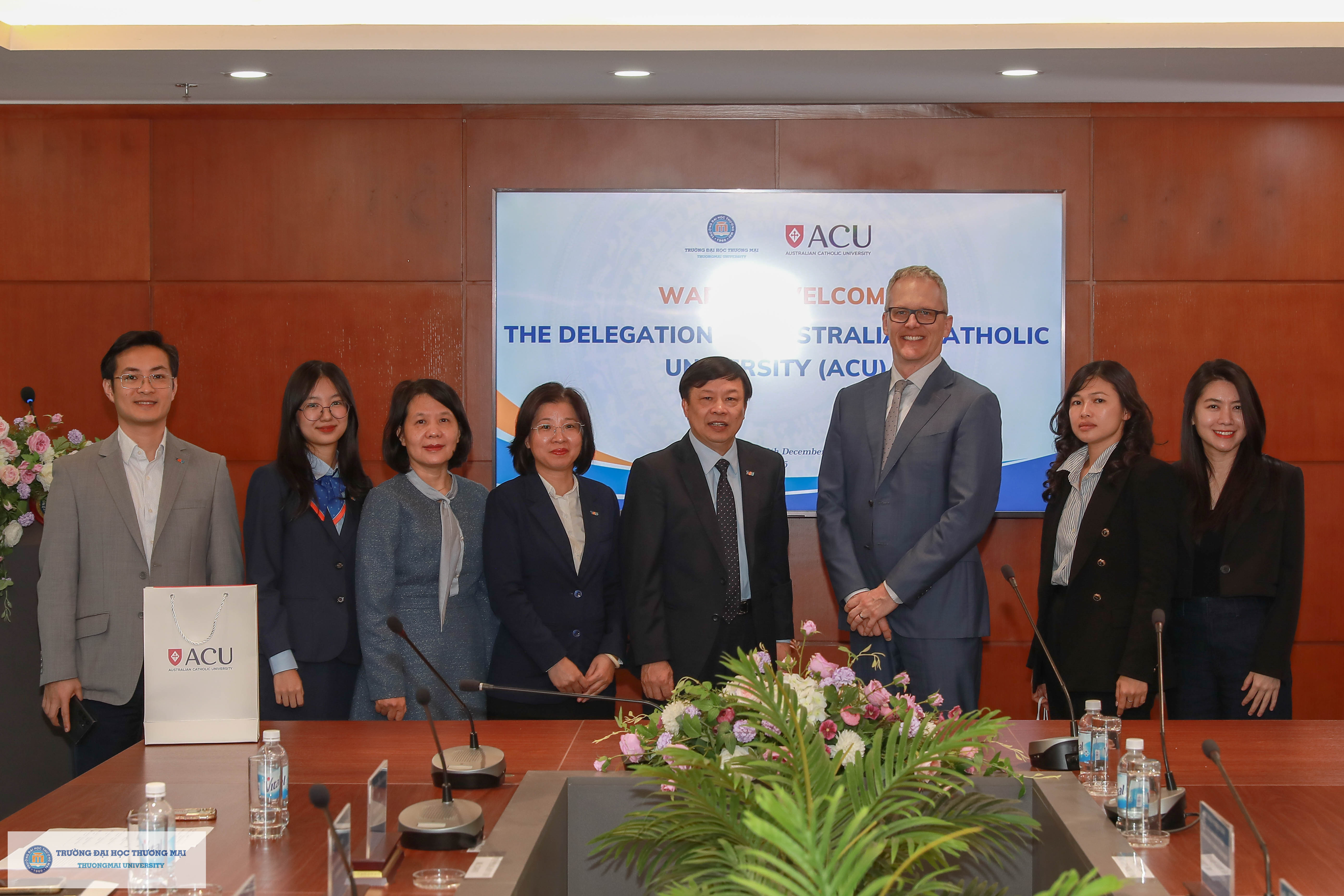Đón tiếp và liên kết đào tạo cử nhân chuyên ngành Marketing với Trường Đại học ACU - Australia