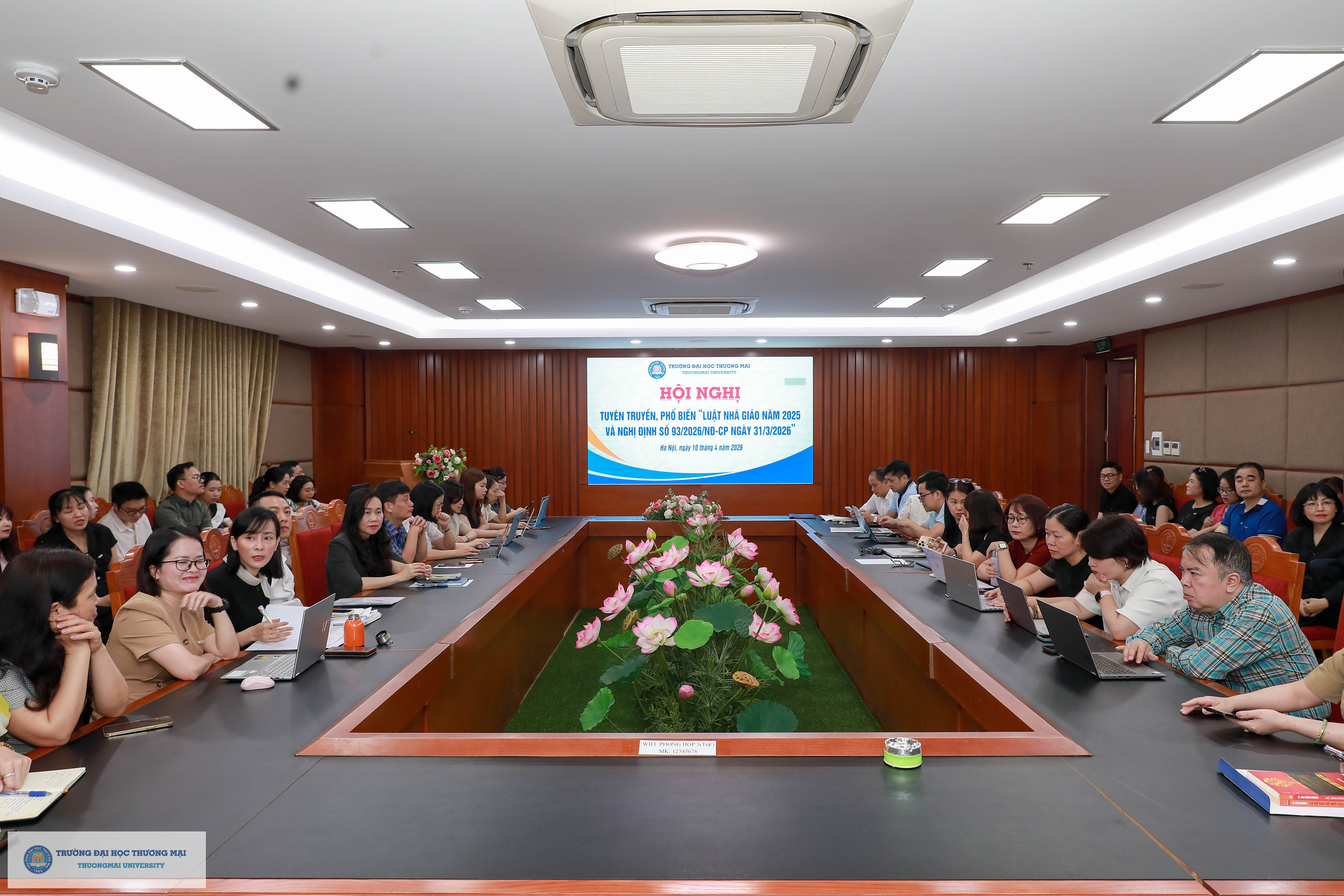 Hội nghị tuyên truyền, phổ biến Luật Nhà giáo năm 2025 và các chính sách đối với nhà giáo đại học theo Nghị định số 93/2026/NĐ-CP ngày 31/3/2026