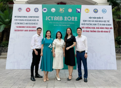 Hội thảo khoa học quốc tế “Các nhà khoa học trẻ khối kinh tế và kinh doanh 2022 – ICYREB 2022”
