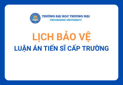 Nghiên cứu sinh Lã Tiến Dũng bảo vệ luân án tiến sĩ