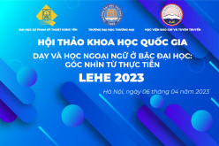 HỘI THẢO KHOA HỌC QUỐC GIA - LEHE 2023