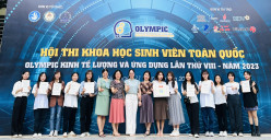 Công bố giải thưởng Hội thi "Olympic Kinh tế lượng và ứng dụng"