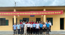 Công đoàn các trường ĐH Khối thi đua số 2 - Công đoàn Giáo dục Việt Nam tham dự Lễ khánh thành, bàn giao nhà ở công vụ giáo viên tại Trường THCS-THPT Bình Trung, tỉnh Bắc Kạn