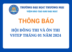 Hội đồng thi và ôn thi VSTEP tháng 01 năm 2024