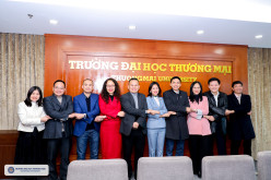 Lễ ký kết Biên bản ghi nhớ giữa Trường Đại học Thương mại và Hiệp hội Doanh nghiệp trẻ Hà Nội