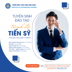 Tuyển sinh đào tạo trình độ tiến sĩ đợt 1 năm 2024