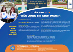 TUYỂN SINH 2025 – KHÁM PHÁ 3 NGÀNH HỌC TRỌNG ĐIỂM CỦA VIỆN QUẢN TRỊ KINH DOANH, TRƯỜNG ĐẠI HỌC THƯƠNG MẠI ?