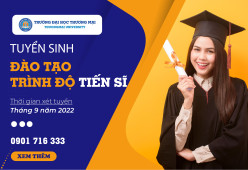 Tuyển sinh đào tạo trình độ tiến sĩ đợt 2 tháng 09 năm 2022