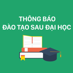 Thông báo nhập học cao học khóa 26b đợt 2 tháng 9 năm 2020