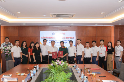 Lễ ký kết Biên bản ghi nhớ giữa Trường Đại học Thương mại và Viettel Post Hà Nội