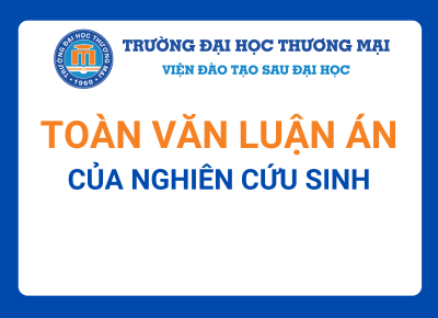Luận án của nghiên cứu sinh Nguyễn Thị Huyền Trang