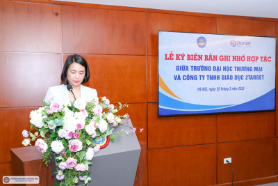 TRƯỜNG ĐẠI HỌC THƯƠNG MẠI CHÍNH THỨC HỢP TÁC CHIẾN LƯỢC VỚI 2TARGET - NÂNG CAO KIẾN THỨC QUẢN LÝ TÀI CHÍNH CÁ NHÂN CHO SINH VIÊN