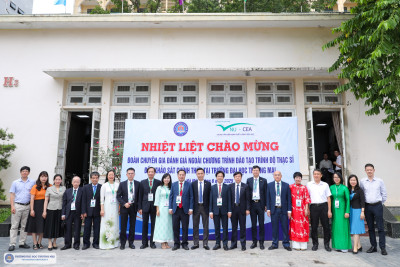 Khai mạc đợt khảo sát chính thức đánh giá chất lượng giáo dục 06 chương trình đào tạo trình độ thạc sĩ định hướng ứng dụng của Trường