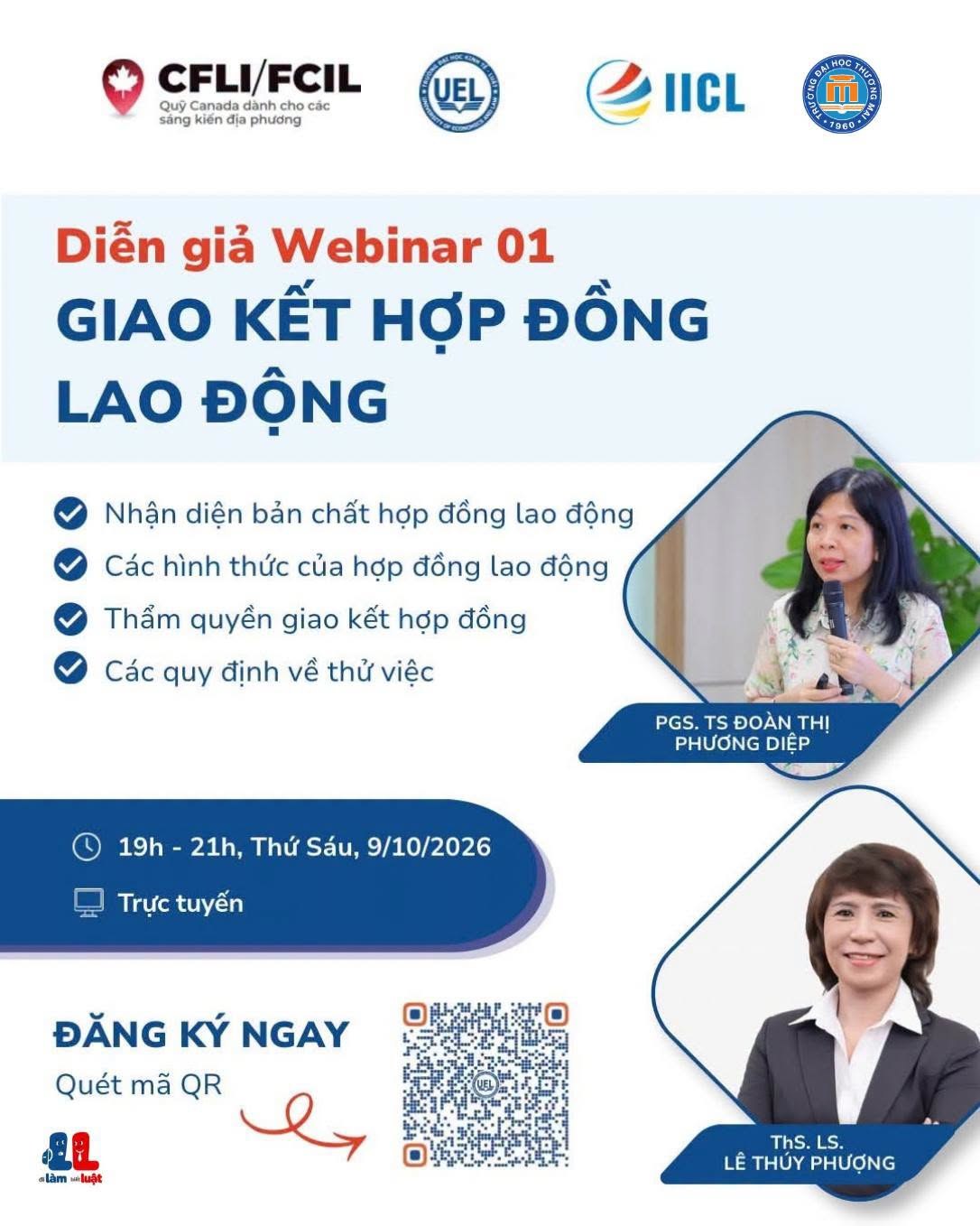 Poster Webinar 01 - Giao kết hợp đồng lao động