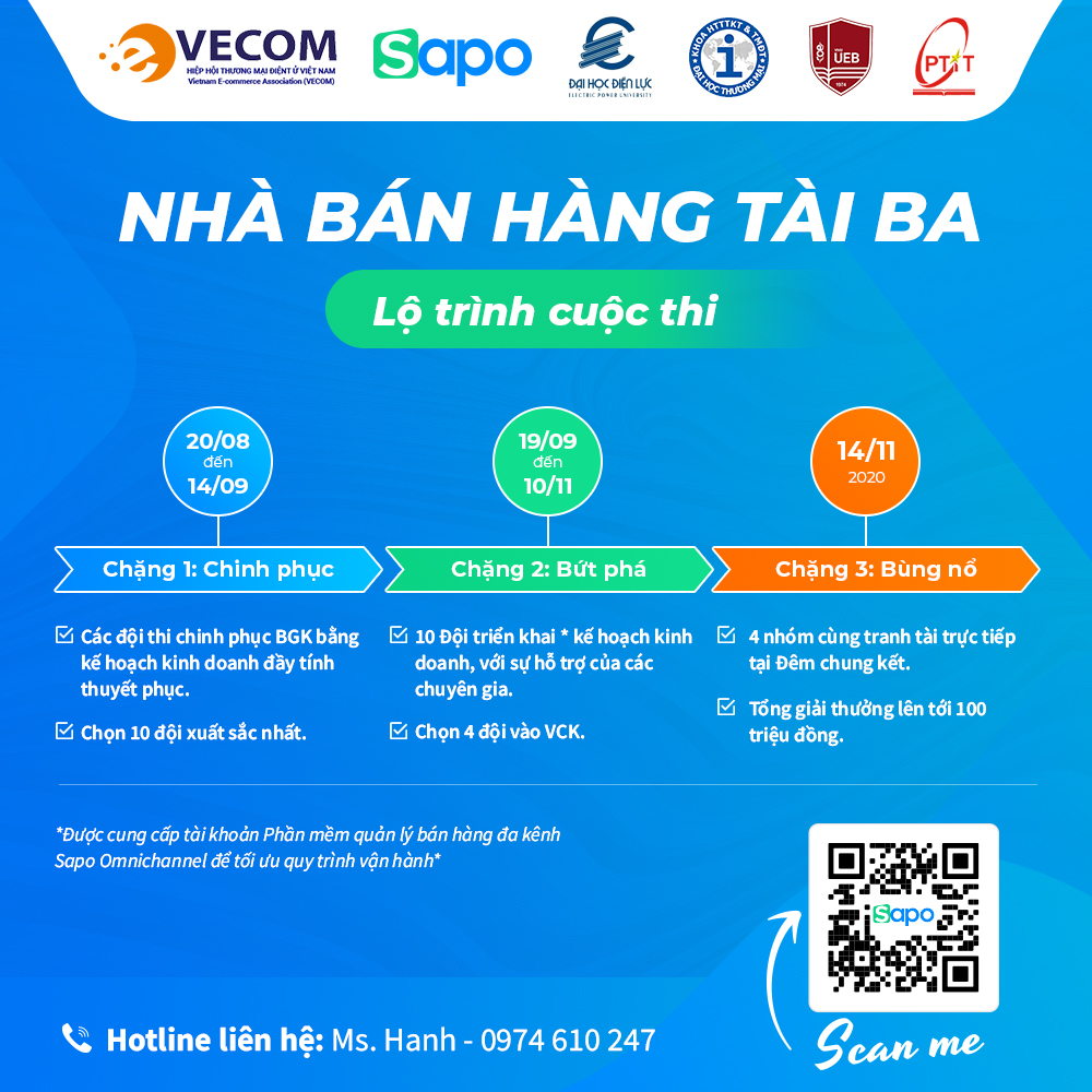 CUỘC THI NHÀ BÁN HÀNG TÀI BA