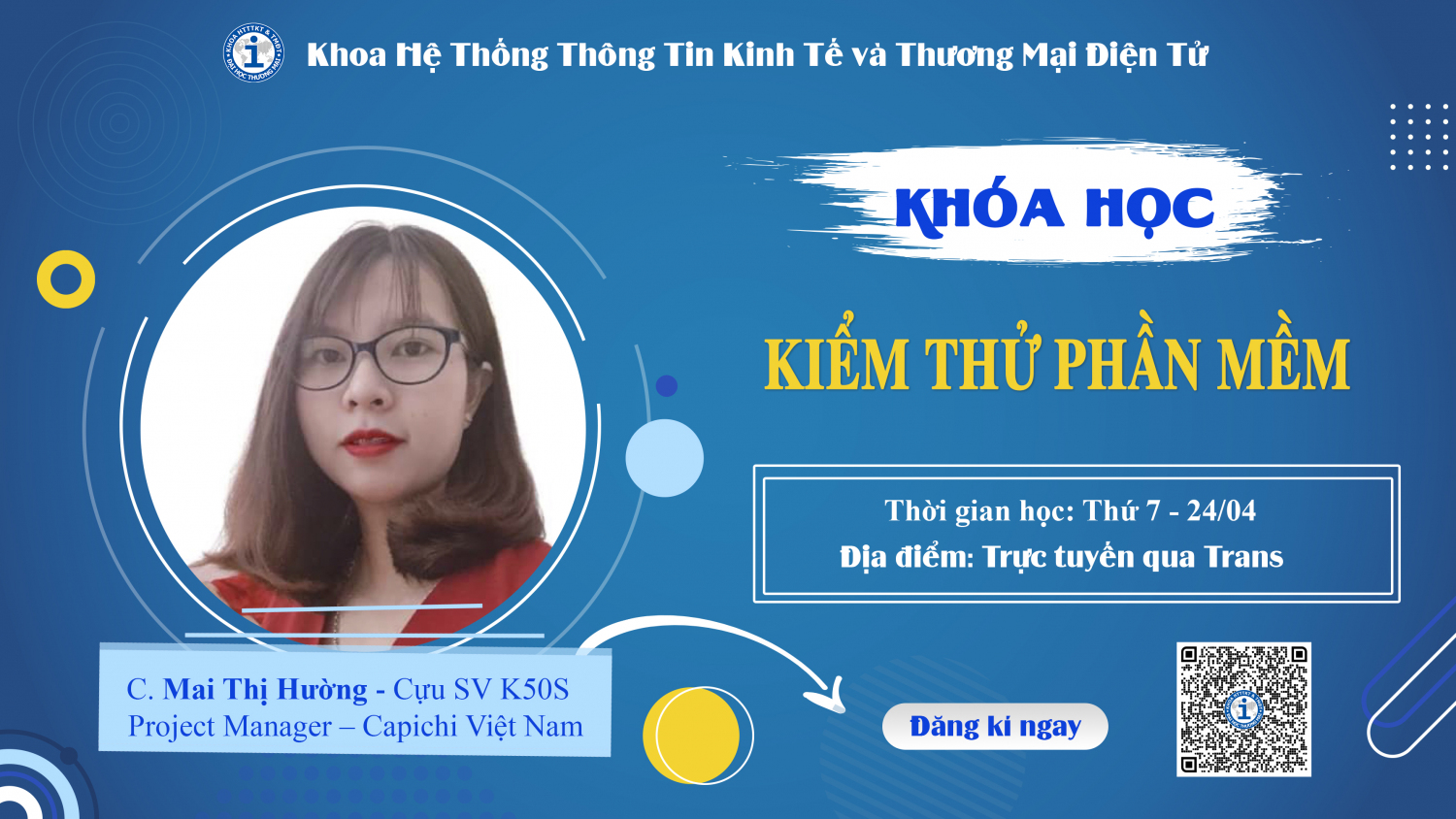 Khóa học: “Kiểm thử phần mềm”