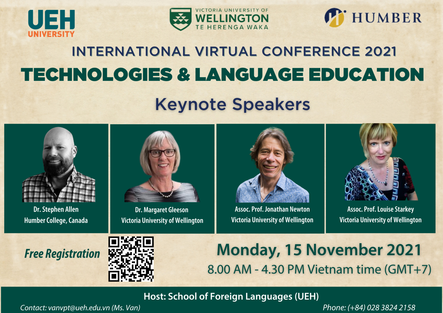 Hội thảo quốc tế trực tuyến 2021 với chủ đề " Technologies and Language Education"