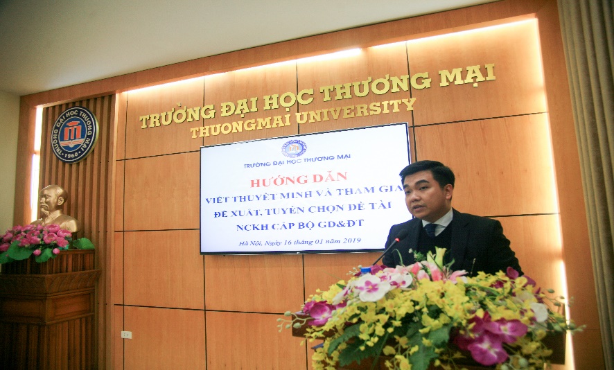 Tọa đàm trao đổi về xây dựng thuyết minh và tham gia đề xuất, tuyển chọn đề tài NCKH Bộ Giáo dục & Đào tạo