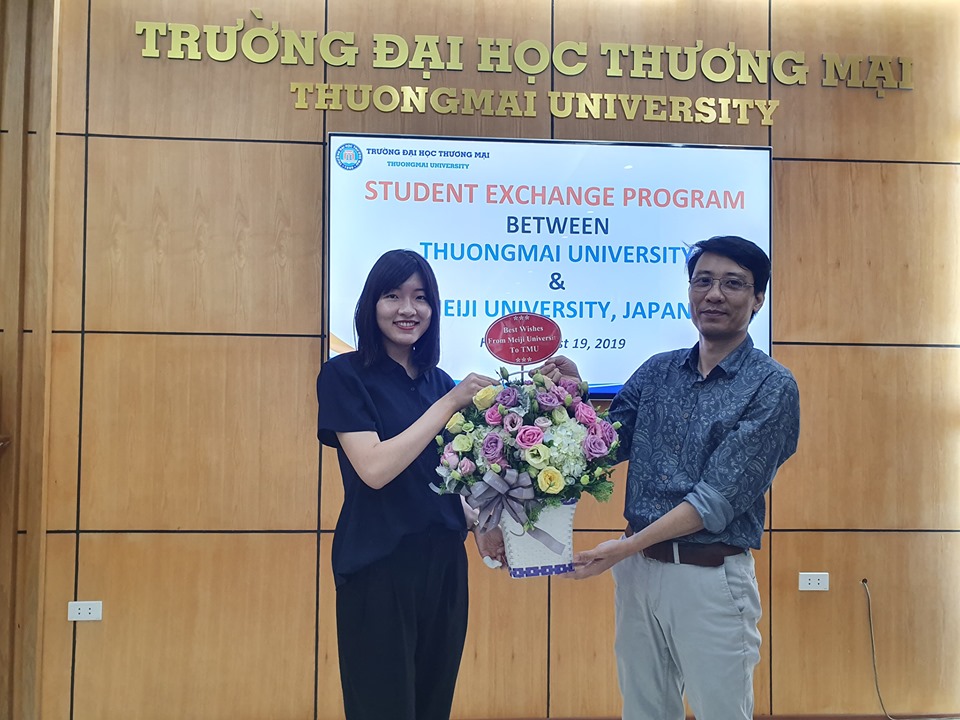 Student exchange program between Thuongmai University and Meiji University, Japan