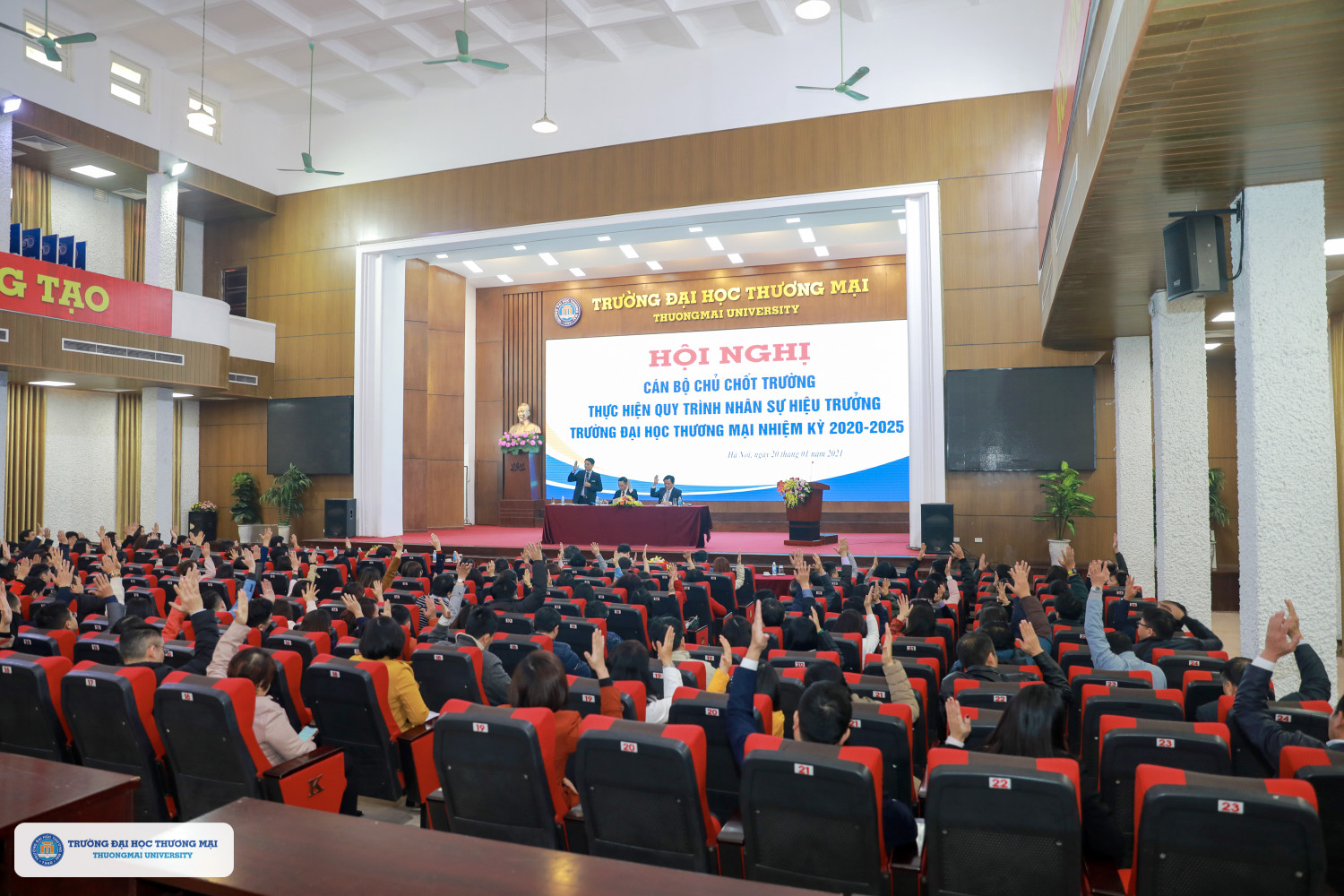 Hội nghị thực hiện quy trình nhân sự Hiệu trưởng trường Đại học Thương mại nhiệm kỳ 2020 - 2025