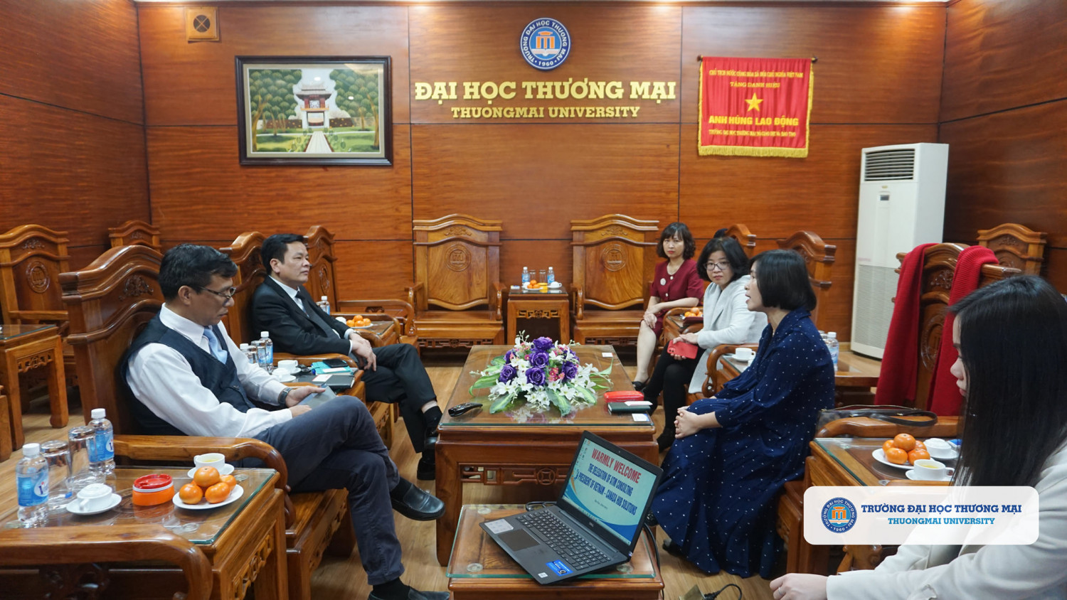 Thuongmai University Holding Working Session with ATIM Consulting