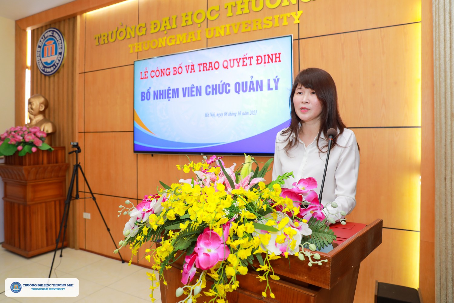 1cap Lễ công bố quyết định bổ nhiệm viên chức quản lý 08 10 2021