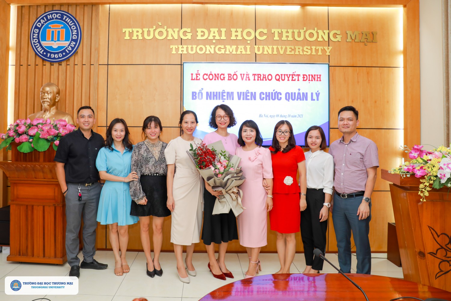 3 Lễ công bố quyết định bổ nhiệm viên chức quản lý 08 10 2021