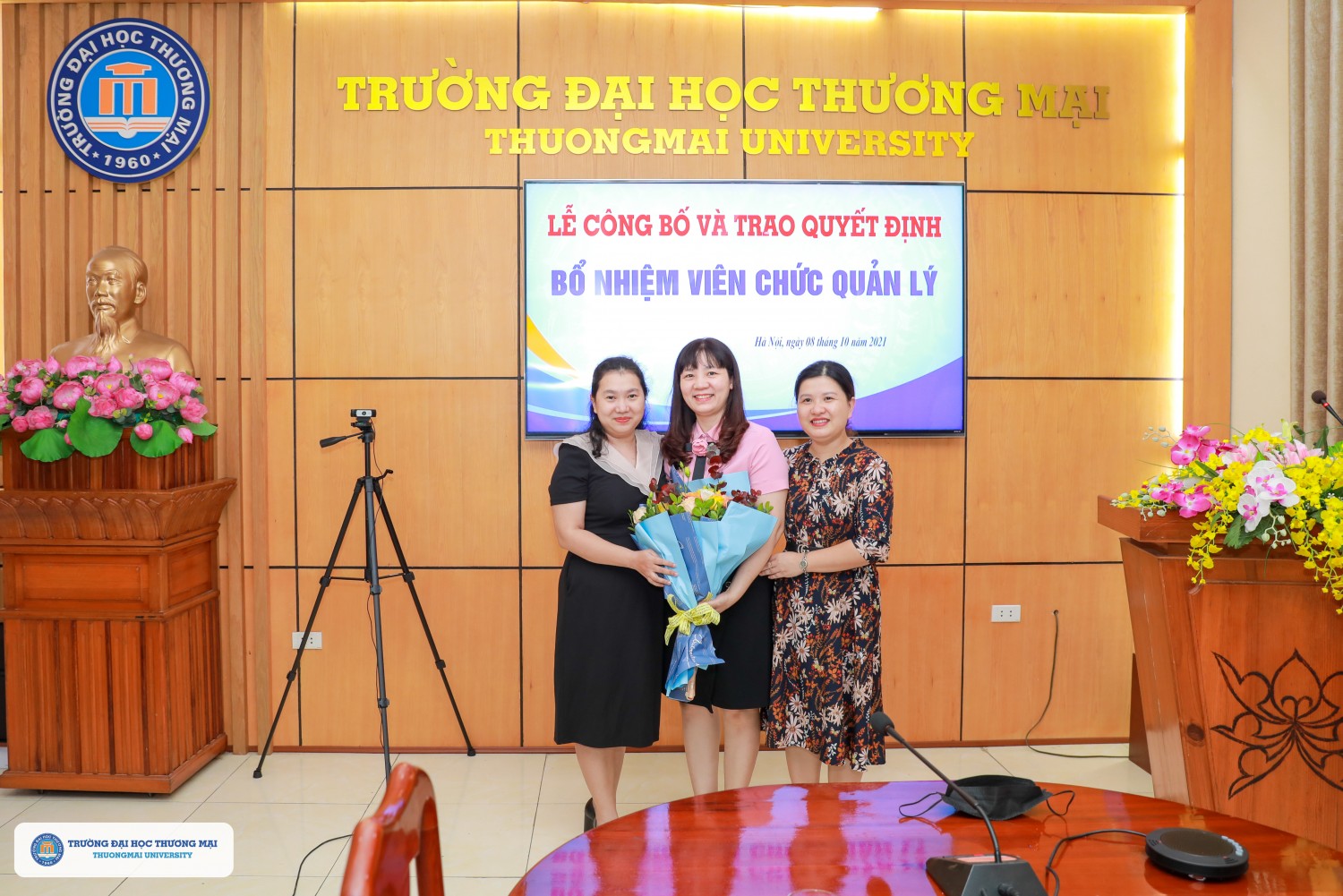 5 Lễ công bố quyết định bổ nhiệm viên chức quản lý 08 10 2021