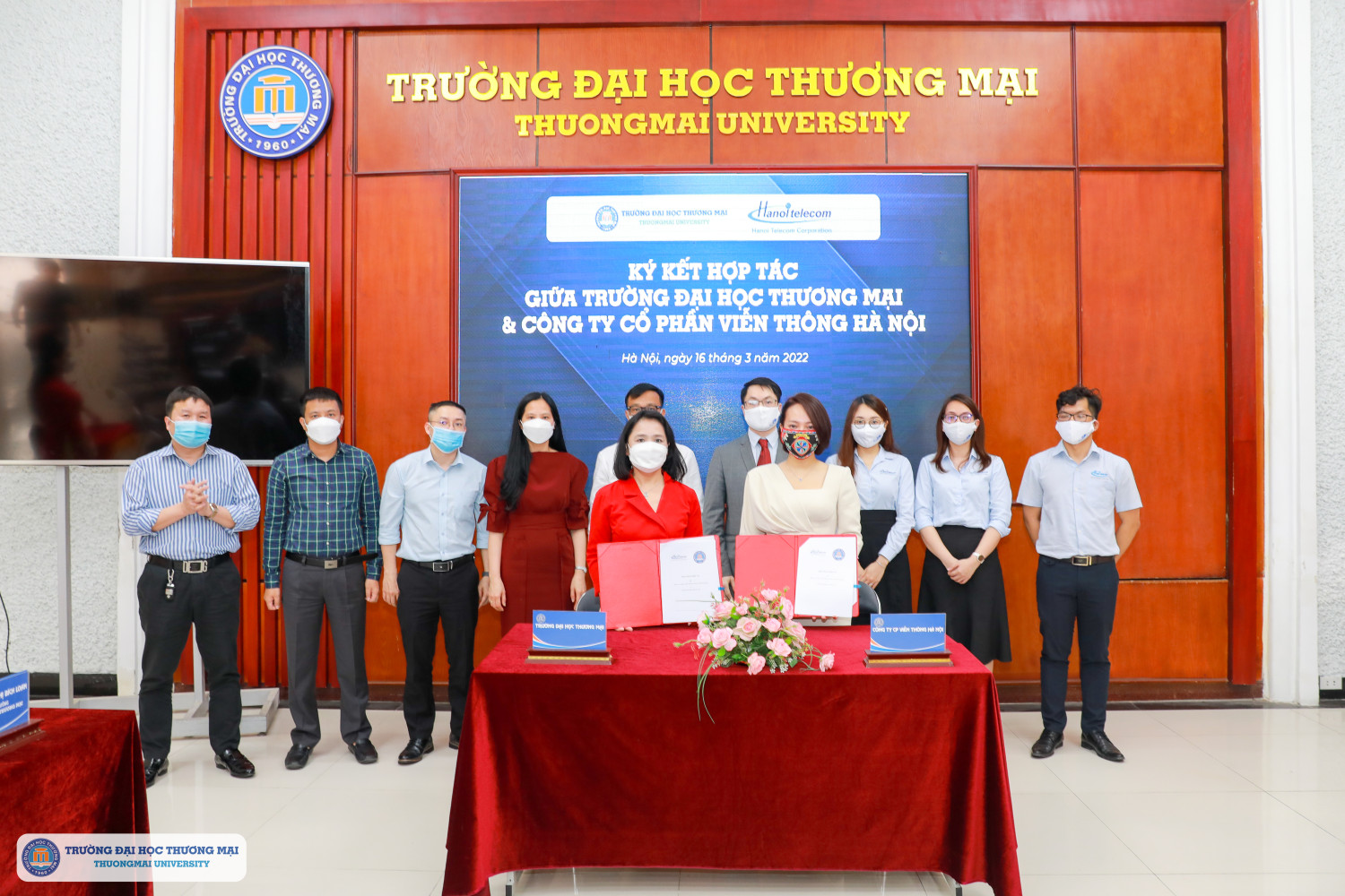 Lễ Ký kết thỏa thuận hợp tác giữa Trường Đại học Thương mại và Công ty cổ phần Viễn thông Hà Nội – Hanoi Telecom