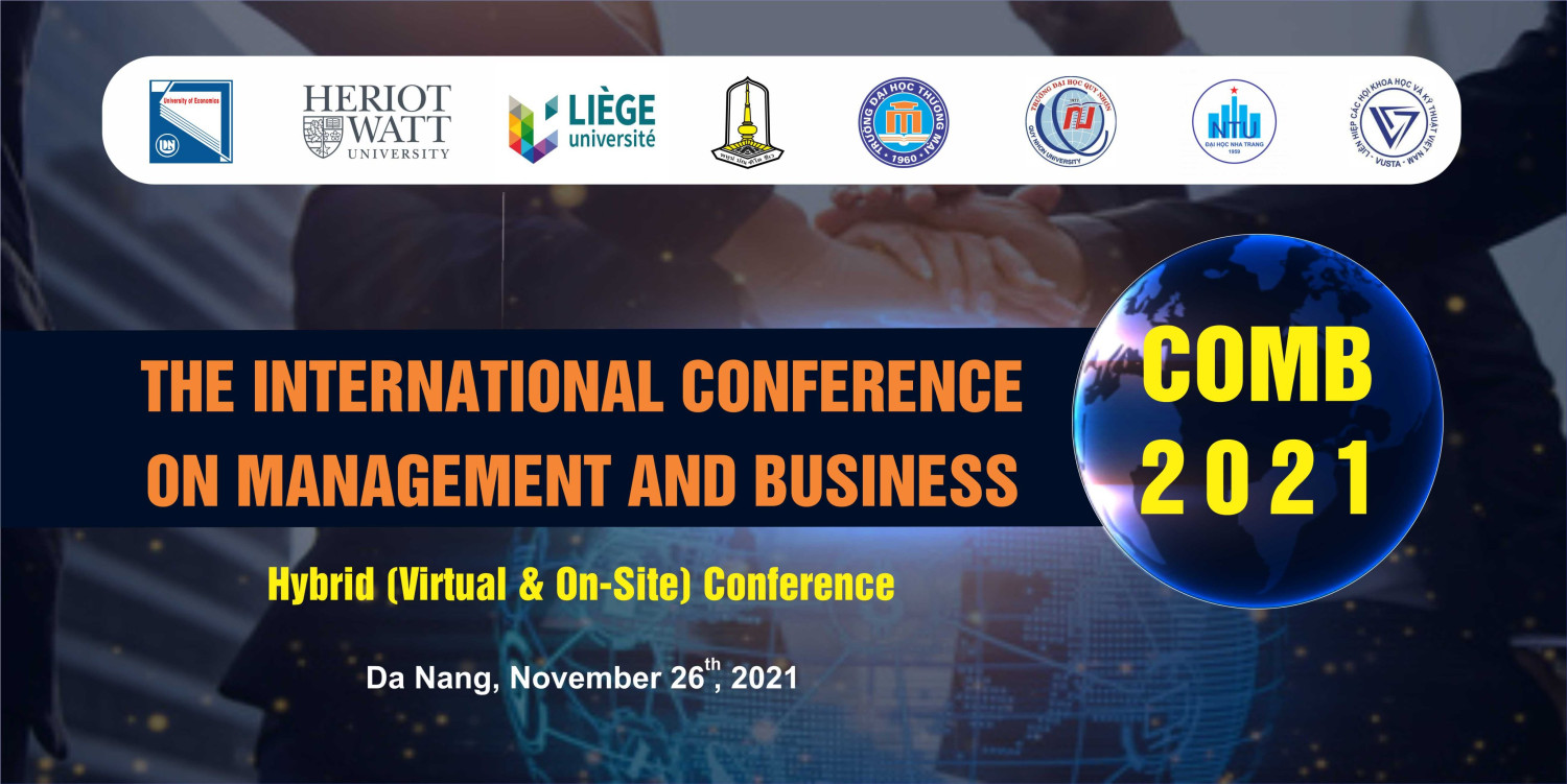 Hội thảo Quốc tế khoa học quốc tế về Quản trị và Kinh doanh 2021 (Internation Confernce on Management Business-COMB 2021)